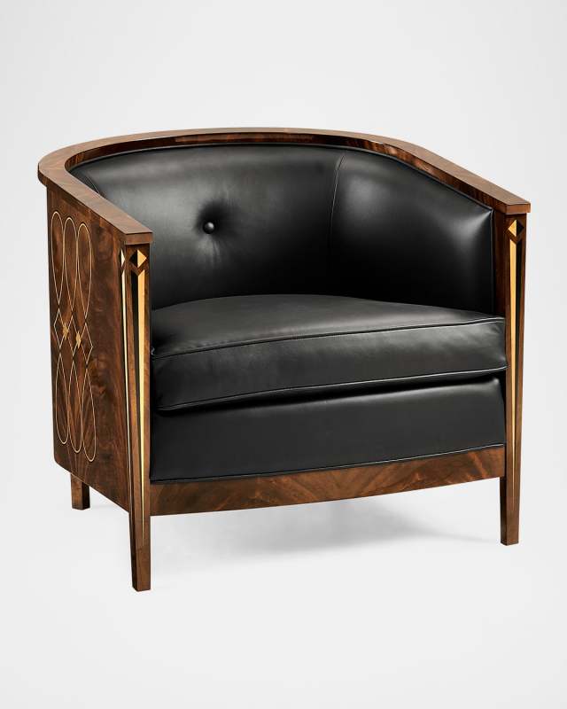 Tribeca Knightbridge Leather Tub Chair